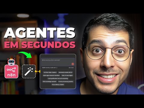 Crie Automações e Agentes de IA em Segundos com o Novo Construtor do n8n