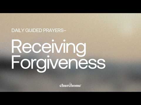 Receiving Forgiveness