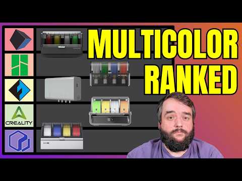 Every Multicolor System Ranked – Bambu, Anycubic, Creality, Qidi & More