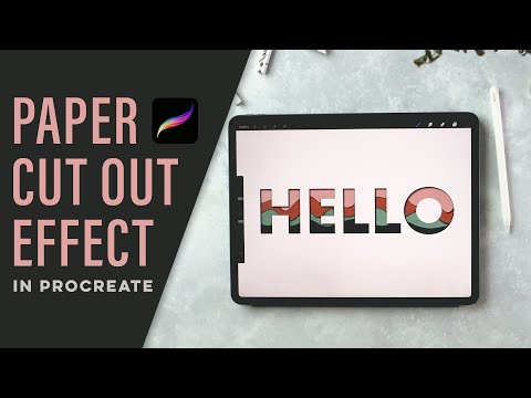 Create a Paper Cut Out Effect in Procreate