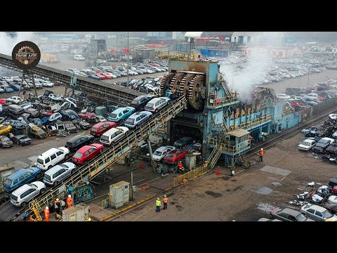 Most Dangerous Car Crushing Machines & Extreme Shredders That Obliterate Anything #2