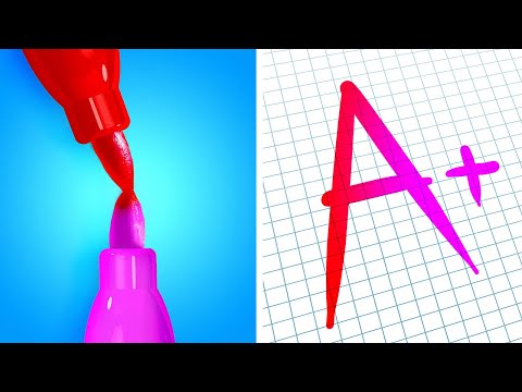 一度は試してみたい学校用のライフハック || 学校のためのクラフトとアートのアイデア