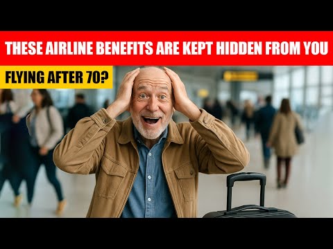 Flying Over 70? These 15 Airline Benefits Are Hidden From You