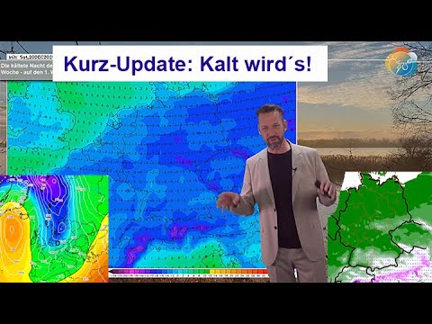 Quick update: It's getting cold! Only isolated snow is expected for Christmas. The average foreca...