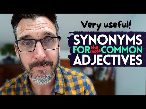 SYNONYMS FOR THE MOST COMMON ADJECTIVES IN ENGLISH | ADVANCED ENGLISH VOCABULARY FOR C1/C2 LEARNERS