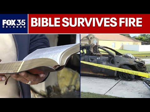 Bible untouched after Tesla, Tesla charger suspected of sparking house fire, officials say