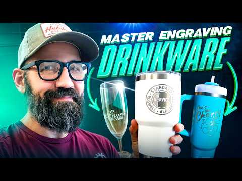 The Ultimate Drinkware Engraving Masterclass (CO₂ Laser + Rotary)