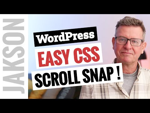 How to use CSS Scroll Snap in WordPress
