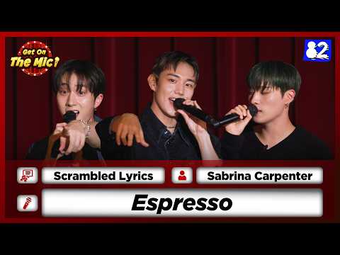 Does P1Harmony know the lyrics to Espresso?🎤☕ | Get On The Mic! | Lovin On Me, Leave the Door Open