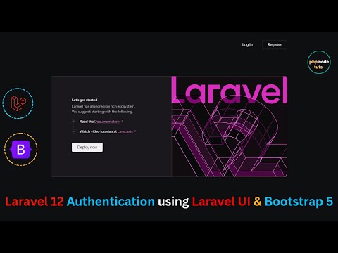 🤨Laravel 12 Authentication using Laravel UI and Bootstrap | Laravel 12 Bootstrap | Laravel 12 Auth
