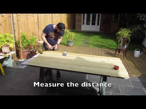 MAKING A GARDEN GATE WITH BASIC TOOLS