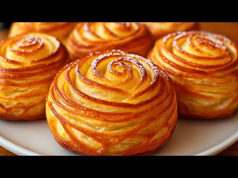 The most beautiful and simplest roll in the world! Pastry chefs keep this new method a secret!