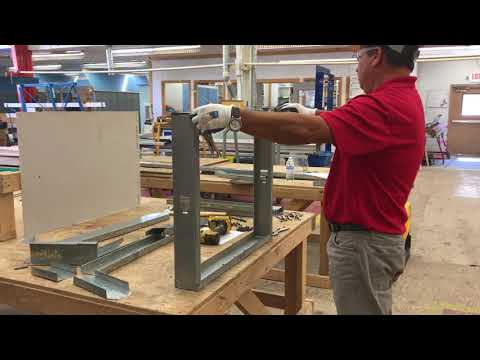 Metal Stud Framing Lesson.