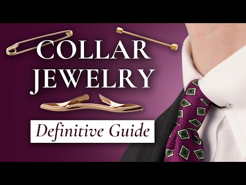 Men's Collar Clips, Pins, Bars & More (Jewelry Style Guide)