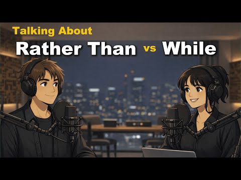 Rather Than vs While in English | Easy English Conversation Practice