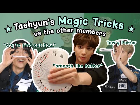 Kang Taehyun isn't a Magician, He's the Magic Himself (Taehyun Magic Tricks)