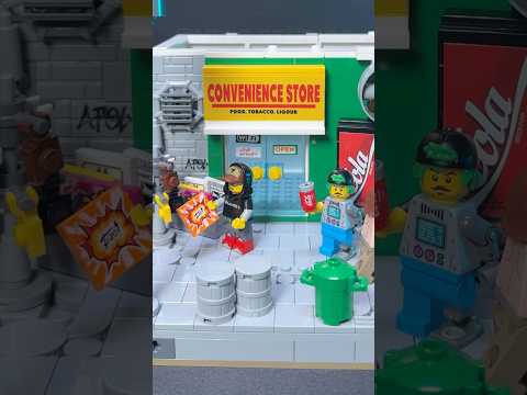 Lego Cyberpunk Ninjago City convenience store