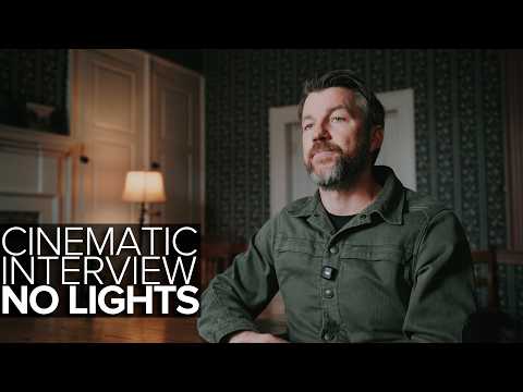 How To Shoot Cinematic Interviews With NO Lights