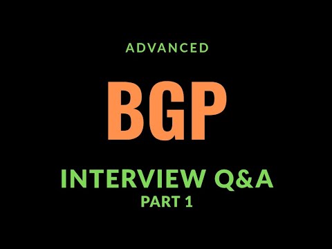 BGP Interview Questions and Answers | Advanced | Part 1