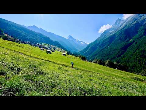 Hiking 100 Miles from Chamonix to Zermatt in Switzerland