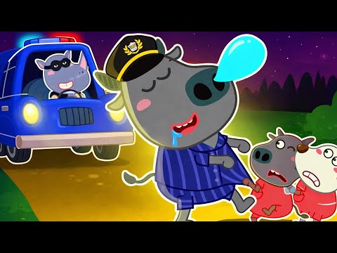 Wake up! A robber is coming!👮🏻🚨Police Officer Falls Asleep While on Duty | Educational 2D Animation