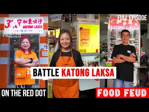 Singapore Laksa War: Which Stall Has The Original Katong Laksa Recipe? | Food Feud | On The Red Dot