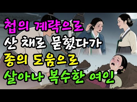 아픈 몸이라며 남편에게 산 채로 묻힌 여인의 복수