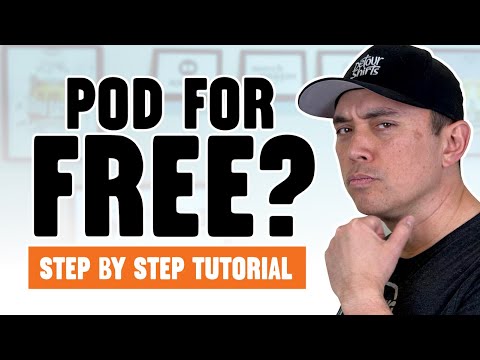 How To Do Print on Demand for FREE in 2025! Full Tutorial