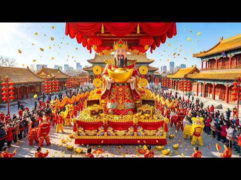 Cai Shen Parade in Beijing 2026 (4K) | Chinese New Year Wealth & Fortune Celebration ๐ฐ๐จ๐ณ