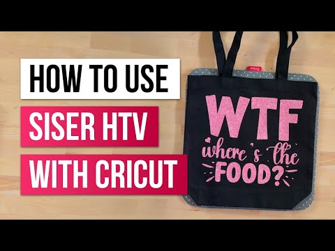 How to Iron On Siser Heat Transfer Vinyl (HTV) with Cricut 🔥