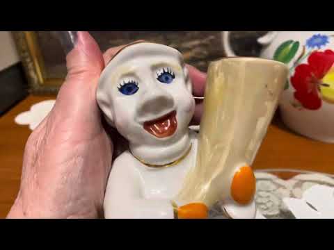 Березновський міжколгоспний фарфоровий завод . Його рідкісні вироби. Ручний розпис . 2 частина.