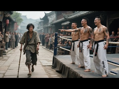 【功夫電影】大力士百戰百勝瞧不起乞丐，沒想到乞丐竟是隱藏高手，上擂臺一招打爆他！2025🎈 國語4k 🎈 #最新電影 #電影 #功夫大師  #功夫 #動作