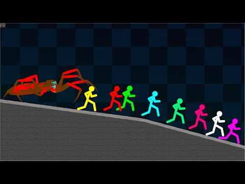 Escape from the Spider: Stickman Survival Race