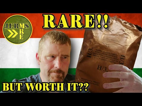 RARE Hungarian Defense Forces 24 Hr. MRE Review Menu 3