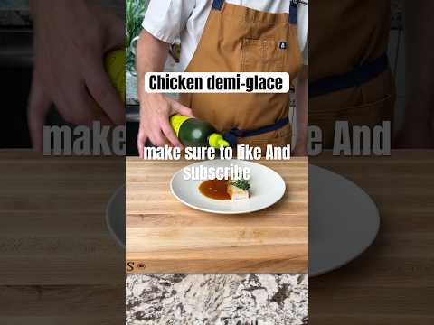 No Veal Bones? Make This Chicken Demi-Glace #demiglace #chickenstock #cookingbasics #sauces