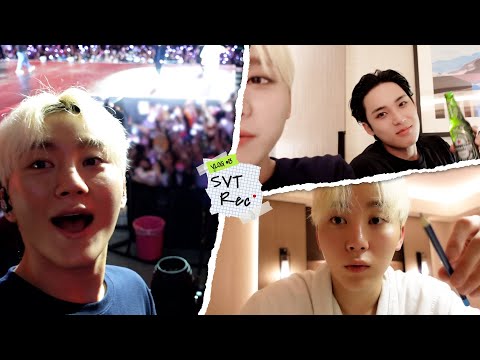 [SVT Record] 뿌이로그 마닐라 투어 일상 | 멤버들과 야식 먹방 | 최초 공개 세수하는 귤 | 하루의 마무리 일기 쓰기 #13