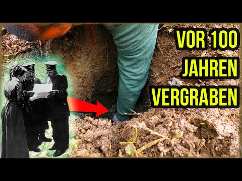 Einem Schatz auf der Spur - Was wurde 1914 hier vergraben?
