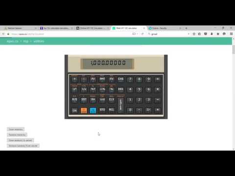 HP12C Financial Calculator Use