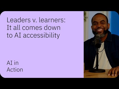 Leaders v. learners: It all comes down to AI accessibility with Reshma Saujani
