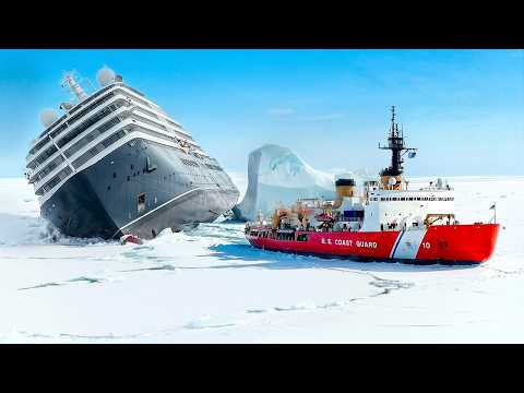 U.S. Coast Guard Genius Technique to Rescue Billion $ Cruise Ship in Middle of Ice