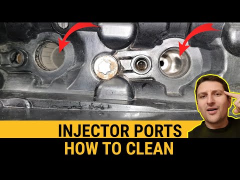 How to clean injector seat Cylinder head injector bore Diesel injector ports cleaning BMW N57 N47