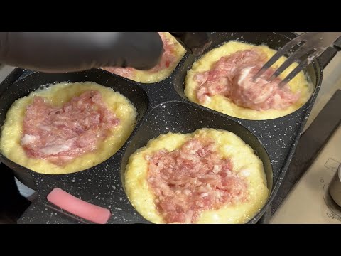 Простой рецепт Колдунов с начинкой из мяса 😋