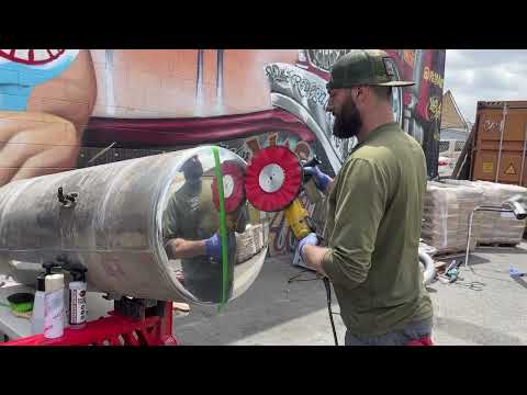 How to prep, sand, and polish a severely weathered and worn out aluminum tank | Renegade Products