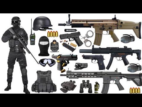 Special Forces Military Toy Gun Set Unboxing!Shotgun, SCAR, Machine Gun, Kar98 Sniper Rifle, Beretta