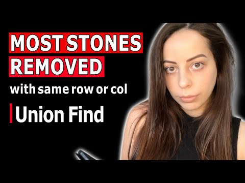 Google Coding Interview Question and Answer - Most Stones Removed with Same Row or Column [LeetCode]