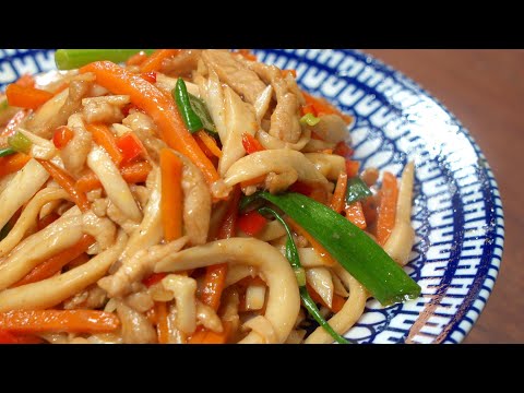 Easy Honey Glazed King Oyster Mushroom Stir-Fry
