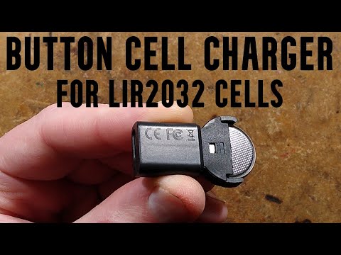 2032 lithium cell charger with reverse polarity test