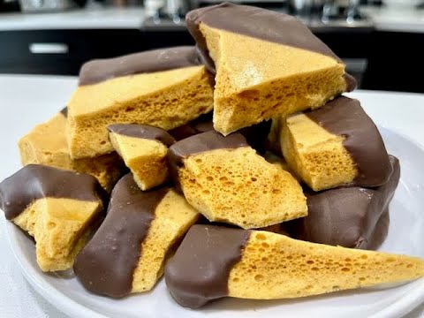 Seafoam-Honeycomb-SpongeCandy!!!  Quick-Easy-Delicous!