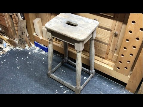Repairing an Industrial stool.