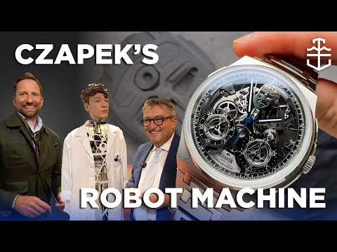 New Czapek Antarctique Rattrapante R.U.R with CEO Xavier de Roquemaurel